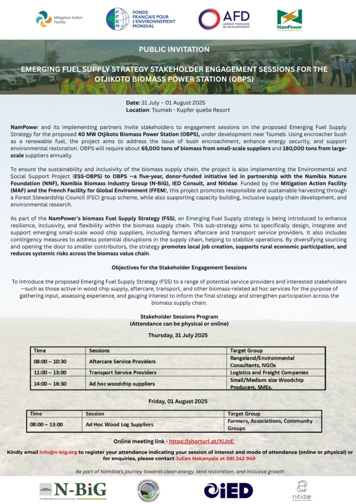 Namibia Biomass industry Group (N-BiG)